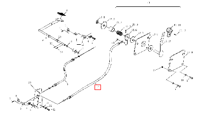 Трос ручного газа 240100105079 (LX2004.20.011SZ)