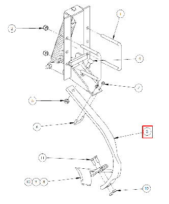 Стойка С-образная (3/4х1 3/4) (RS-5261B) CT5261 (10010779)