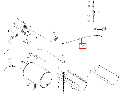 Трубка 240100181597 (SZ1504-4.80.011)