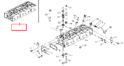 Головка блока цилиндров 240100306941 (4A3LRP-T40.010100)