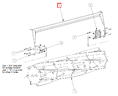 Кронштейн катка RH1625 (10029890)
