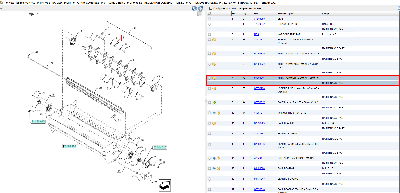 Нож измельчителя 87318316ALM AGRO-LIDER