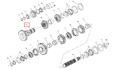 Шестерня ведущая 240100154604 (1204-1.37.139)