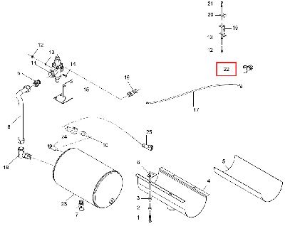 Фитинг угловой 240100027961 (LG1504.80A.112)