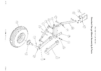 Стойка колеса правая C00038R (10007827)