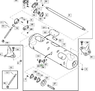 З/части JOHN DEERE (Джон Дир)