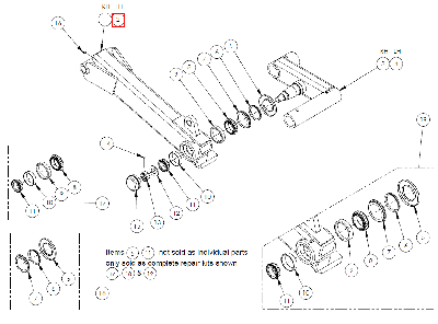 Стойка балансира левая C00192WLkit (10008086)