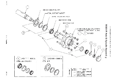 Комплект подшипников 8000 ступицы GW8111-1 (10018168)