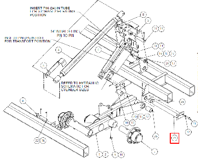 Палец 2" х 19 5/8" GPSPEC32020N