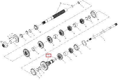 Шестерня КПП 240100158791 (LG1504-1-37-016)