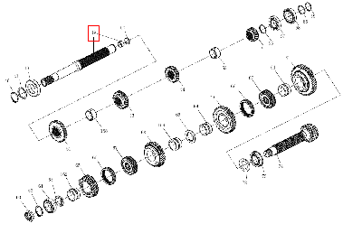 Приводной вал 240100273174 (SZ1304-37-012A)