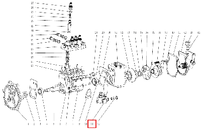 Насос ручной подкачки топлива 704-904 240100000534 (S0361B)
