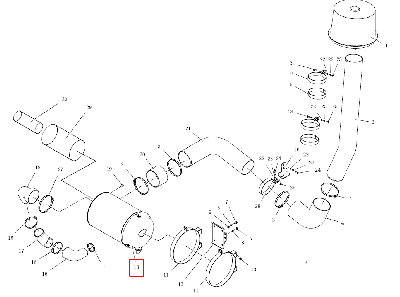 Корпус воздушного фильтра 240100015978 (G138453)