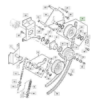 З/части JOHN DEERE (Джон Дир)
