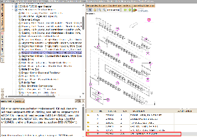 Нож двойной в сборе для жатки 30ft с крупной насечкой 294791