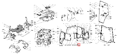 Заднее нижнее стекло 1304 240100140567 (LG1304.45J.230)