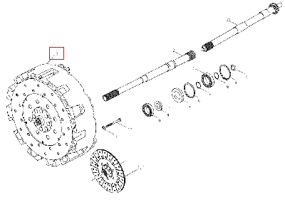Сцепление 11 дюймов 240100024918 (5133399/1.25.000A)