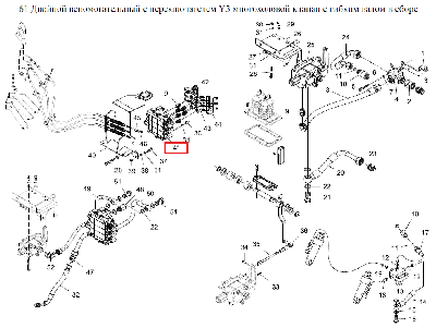 Гидрораспределитель 240100272008 (LY1104-4-61B-013)