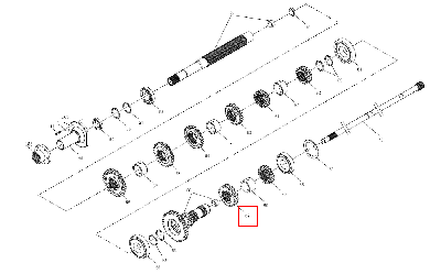 Шестерня 240100158807 (LG1504-1-37-116)