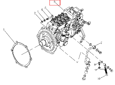 Топливный насос в сборе 904 240100177707 (BH4PYD105Y1472B(BK.P4B-471-016)