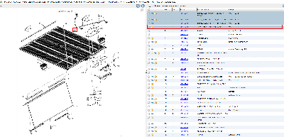 Решето верхнее 87710708 CNHi