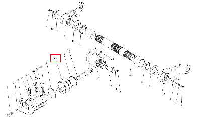 Поршень задней навески 240100213448 (LG1304.55.024)
