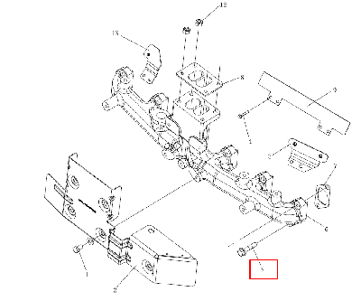 Болт выпускного колектора 210101330071 (GB/T16674.1 M10*40-10.9-35CRMO-(DKL))