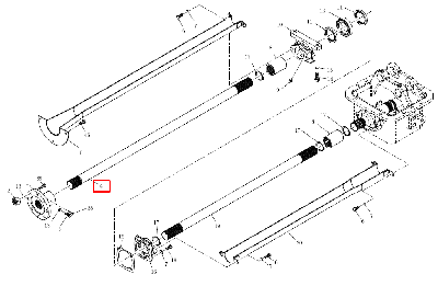 Передний приводной вал 240100079470 (LG1304.42.502)