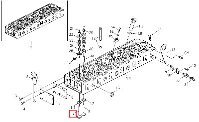 Впускной клапан 240100271077 (4V5.010001L)