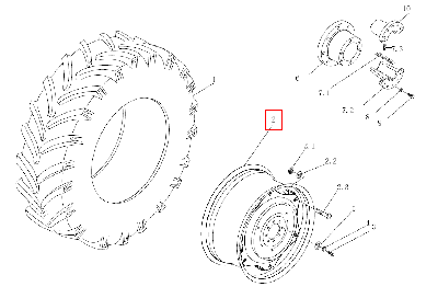 Диск заднего колеса 211002000127 (SZ1204H.34.010)