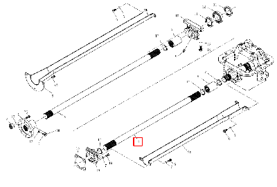 Задний приводной вал 240100026472 (1604.42.113)