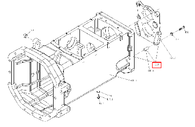 Корпус коробки передач 240100215158 (LG1804-37-011SZ)