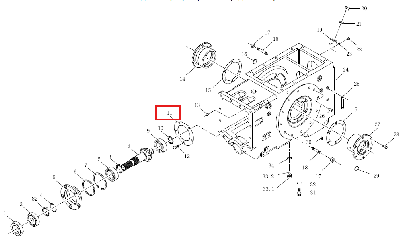 Пластина конической пары регулировочная 240100027580 (LG1304.38.150～152)