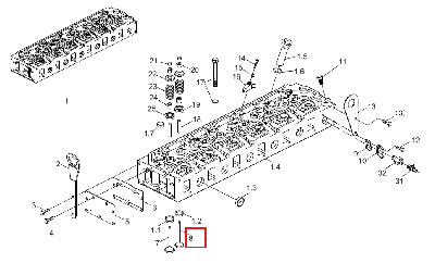Выпускной клапан 240100271076 (4V5.010002L)
