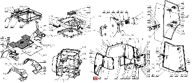 Шаровая головка газового амортизатора 240100229190 (4486MD)
