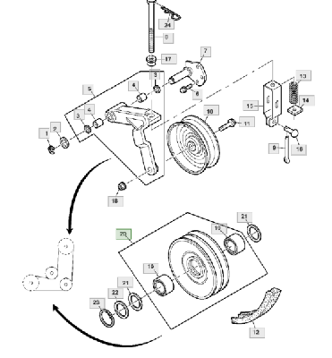 З/части JOHN DEERE (Джон Дир)