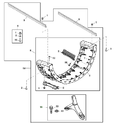 З/части JOHN DEERE (Джон Дир)