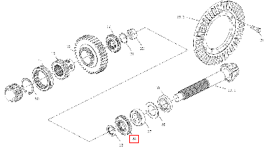Шестерня 240100177107 (SZ904.37.110A)