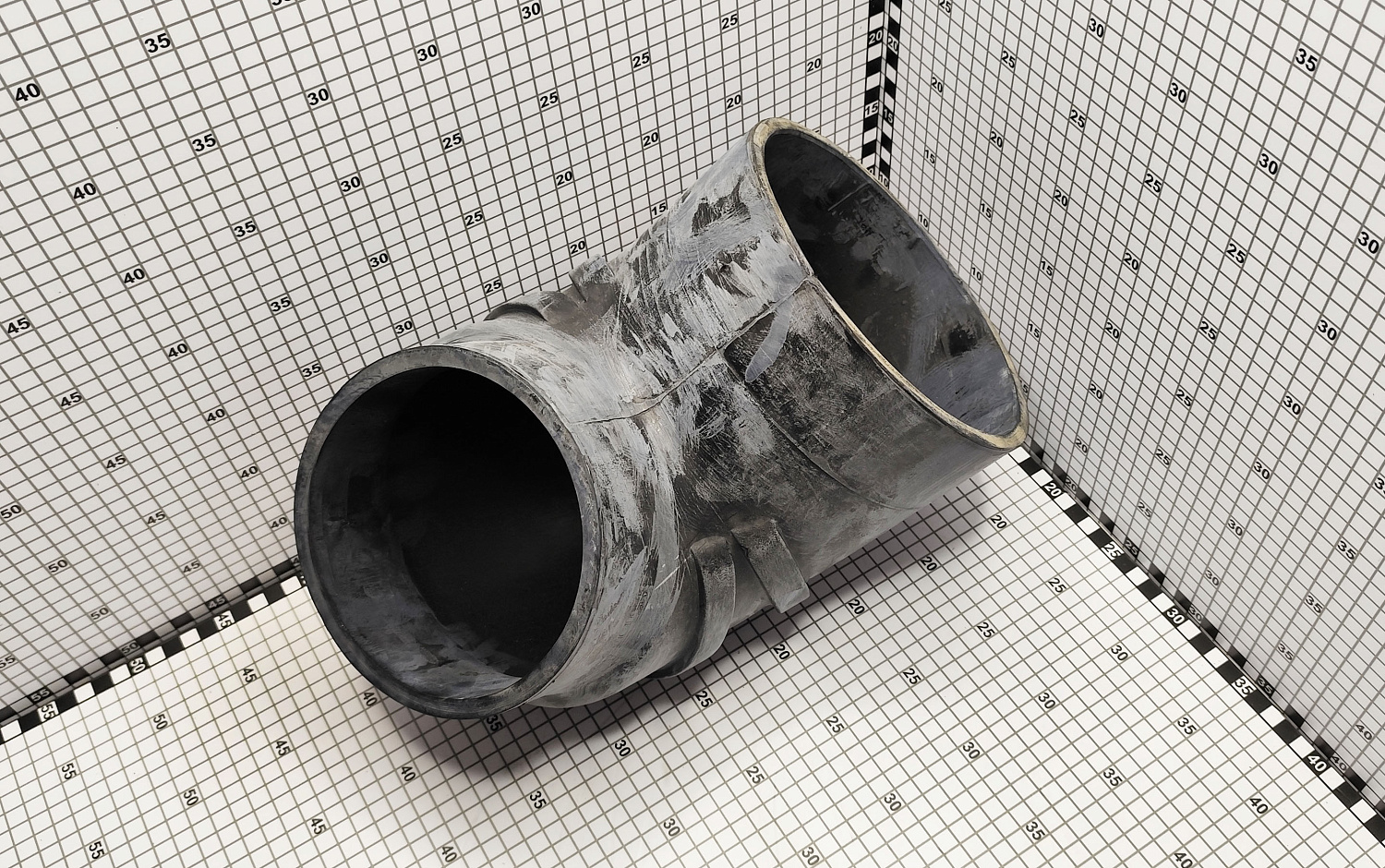 Патрубок 90 градусов 6"х7" 86034682