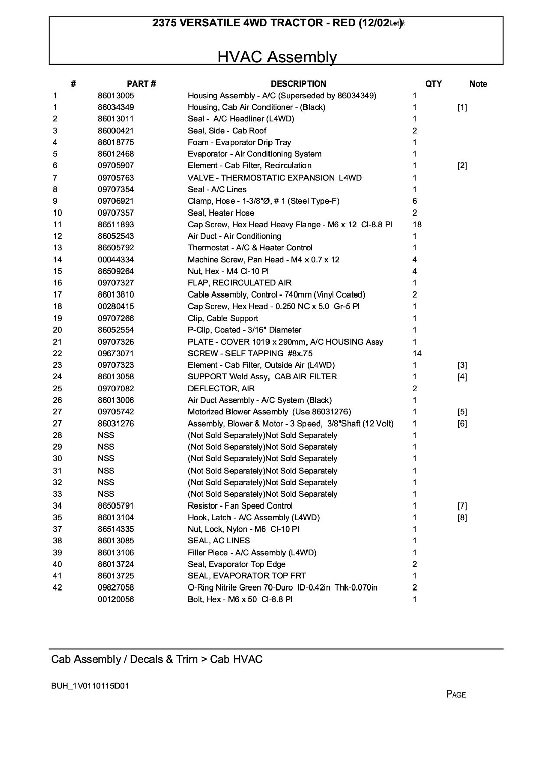 Фильтр рециркуляции воздуха 9705907N
