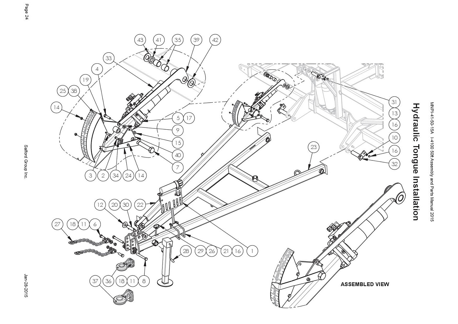 Болт шестигранный 3/4"х4" B1240 (10007143)
